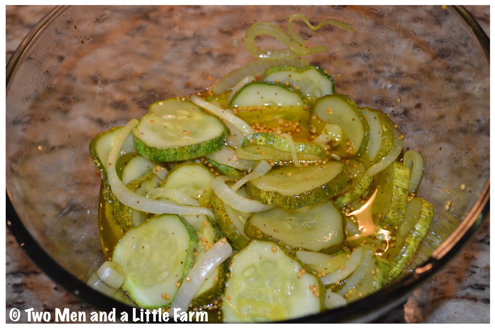 Two Men and a Little Farm: MICROWAVE BREAD AND BUTTER PICKLES