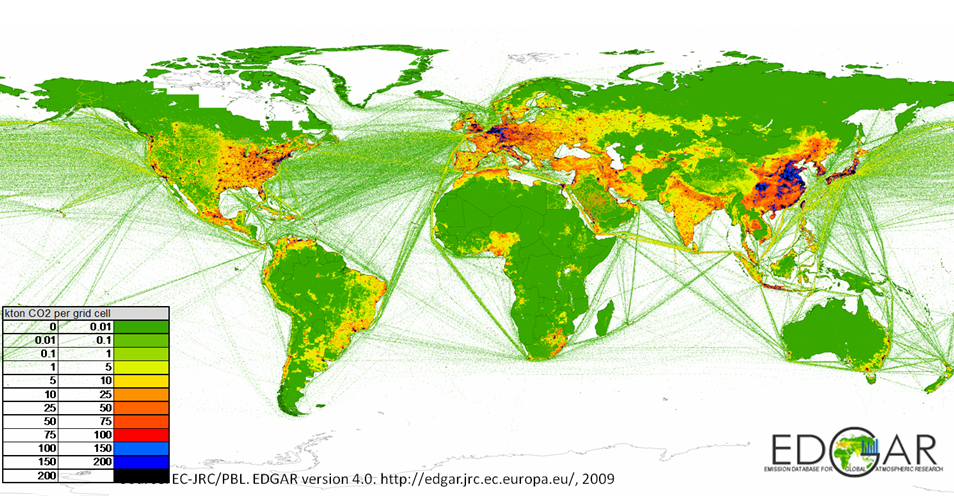 The Hitchhiker's Guide to National Affairs: Global atmospheric CO2 now