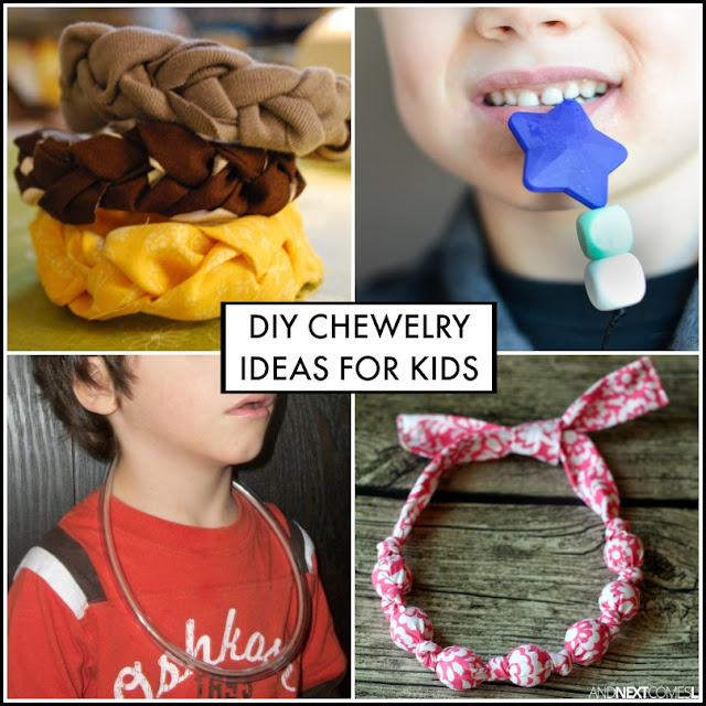 DIY chewable necklaces for kids