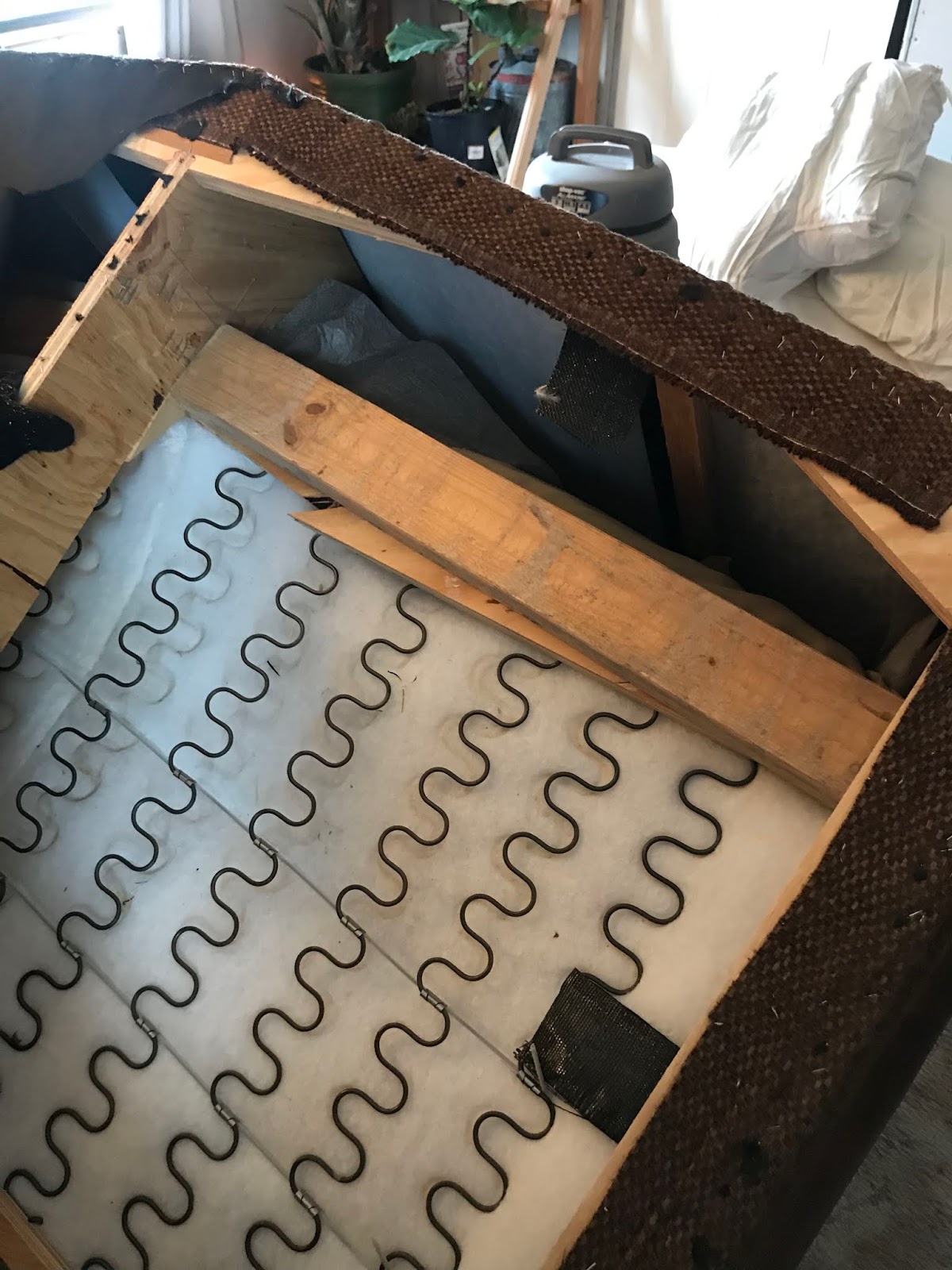 Clover House How to Repair a Broken Couch