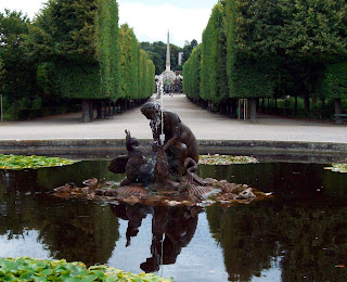 Schoenbrunn fontanna park