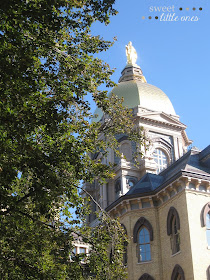 Notre Dame Game Day Traditions - www.sweetlittleonesblog.com