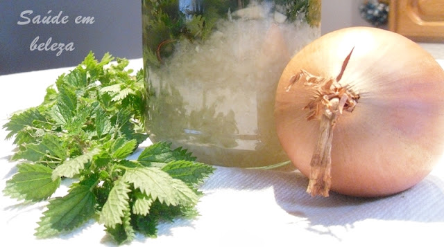 Infusão para a queda de cabelo