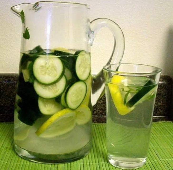 Mint and Lemon Water