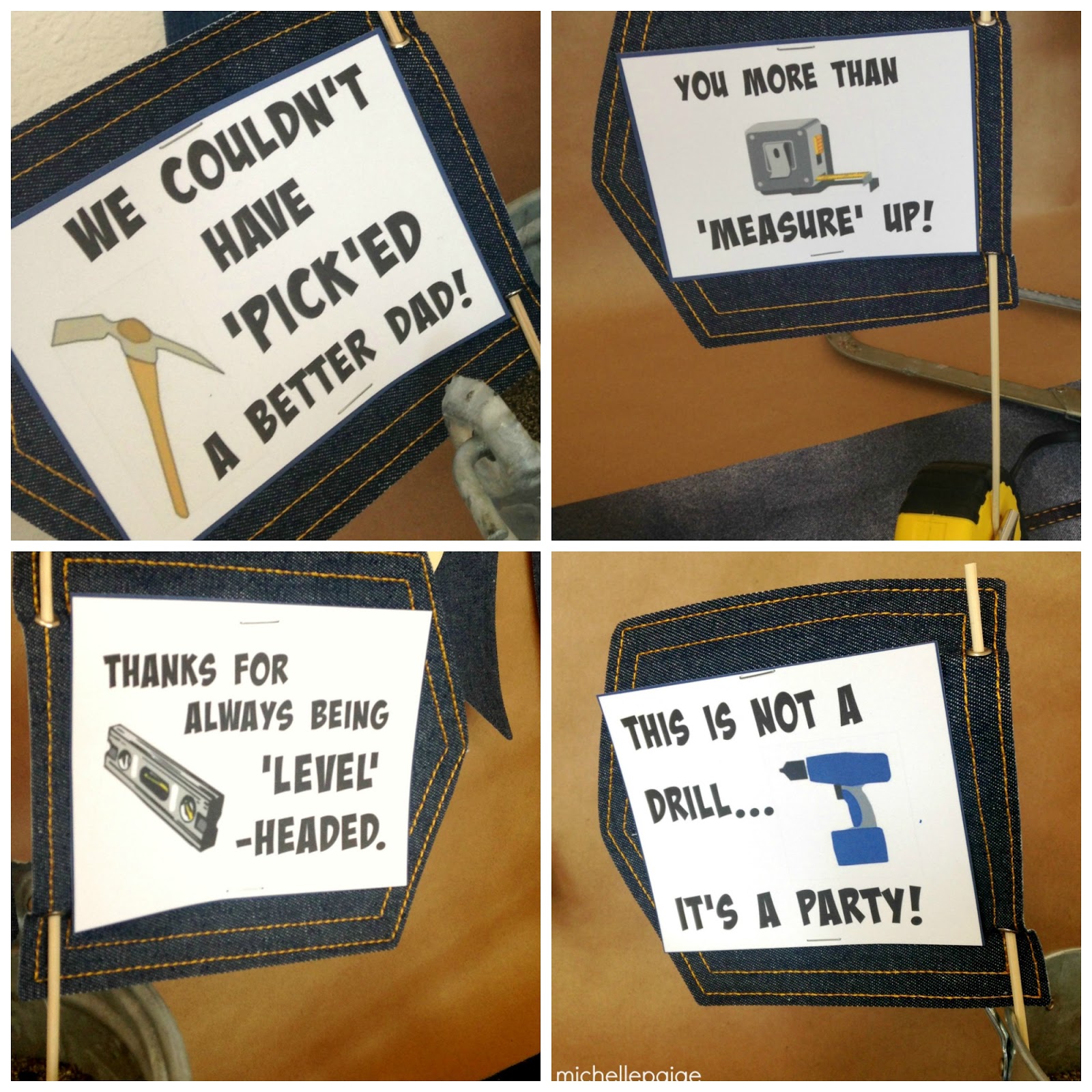 michelle paige blogs Tool Party for Father's Day