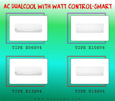 AC LG DUALCOOL with Watt Control