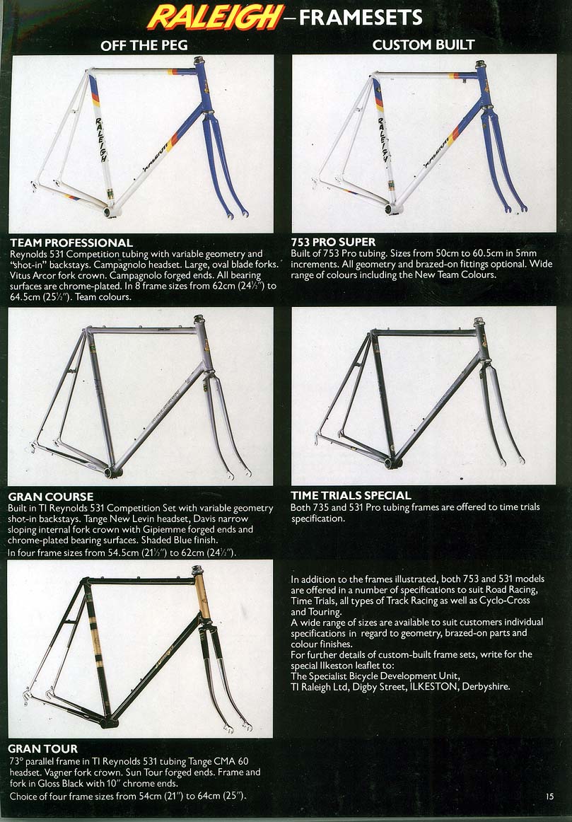 CATALOGUES RALEIGH RALEIGH 1984