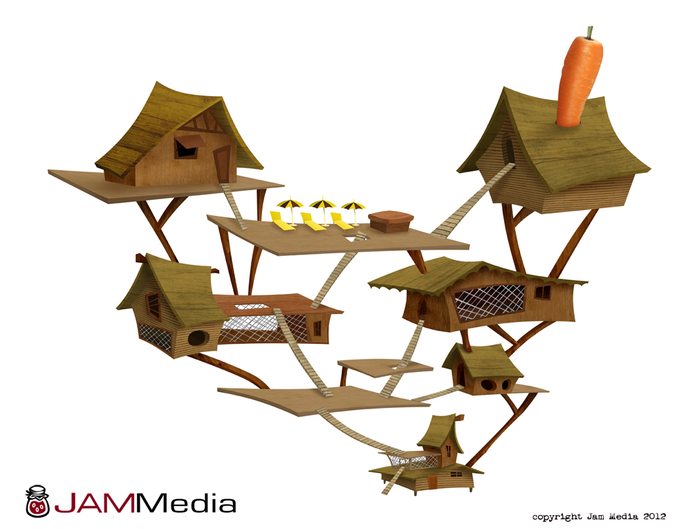 whale on wheels Rabbit hutch