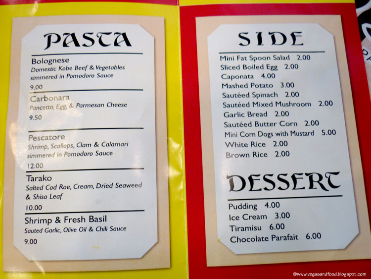 Fat Spoon Little Tokyo Vegas and Food