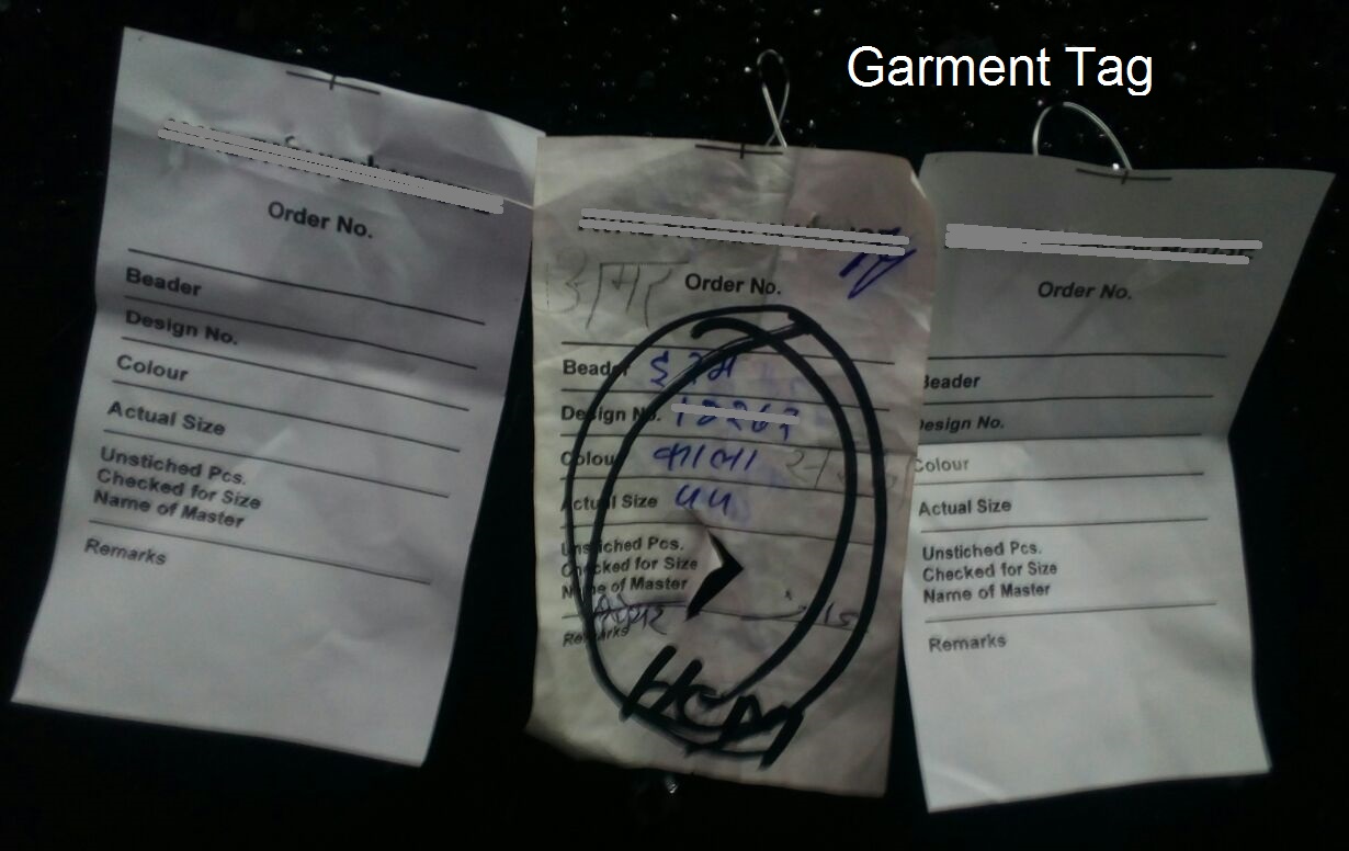 How to Track Which Garment is Made by Which Women?