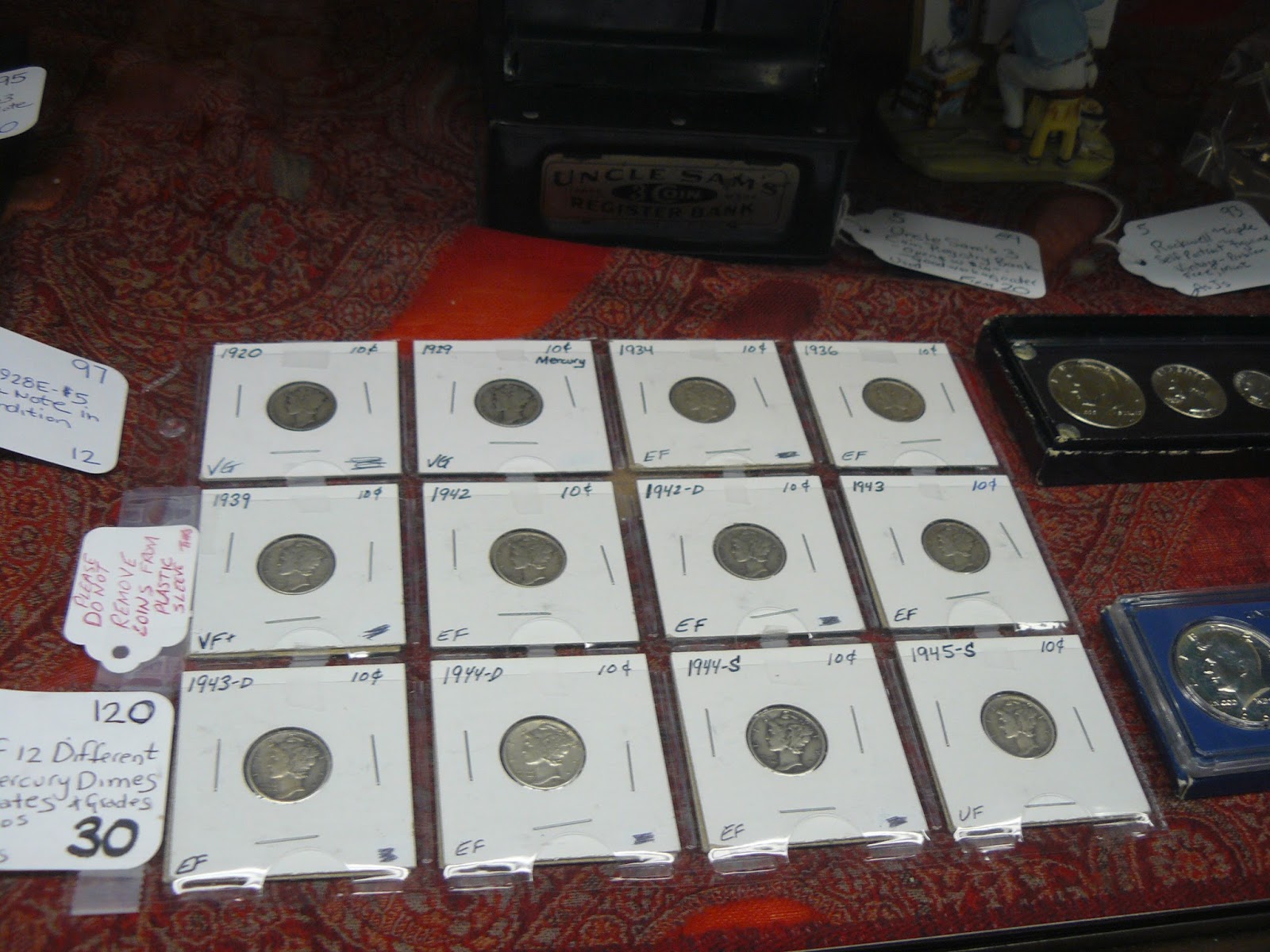 SCRANBERRY COOP Scranberry Coop Andover NJ, Booth 144, USA Coins