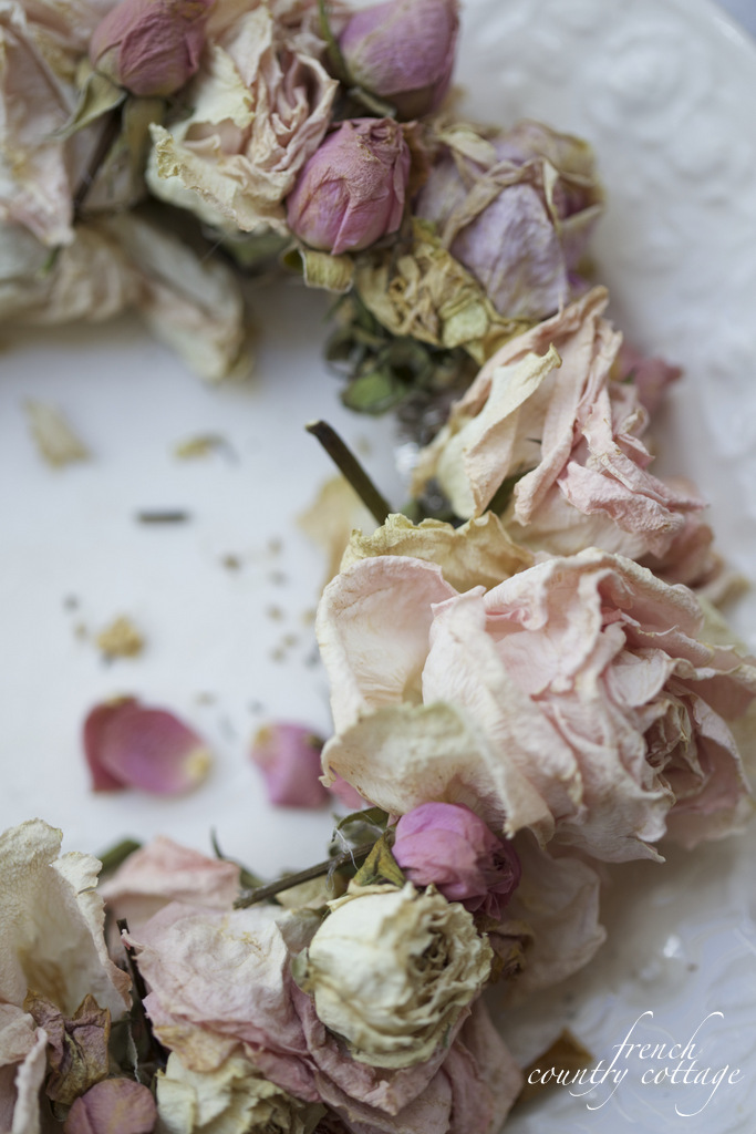 15 minute dried flower wreath FRENCH COUNTRY COTTAGE