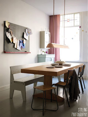 koradecora: Bancos en mesa comedor