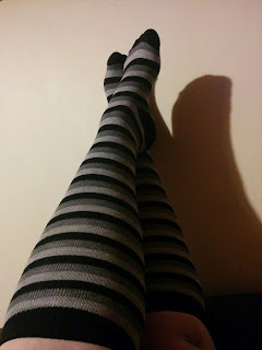 Long Socks which I would totally wear if I were a Pole Dancer