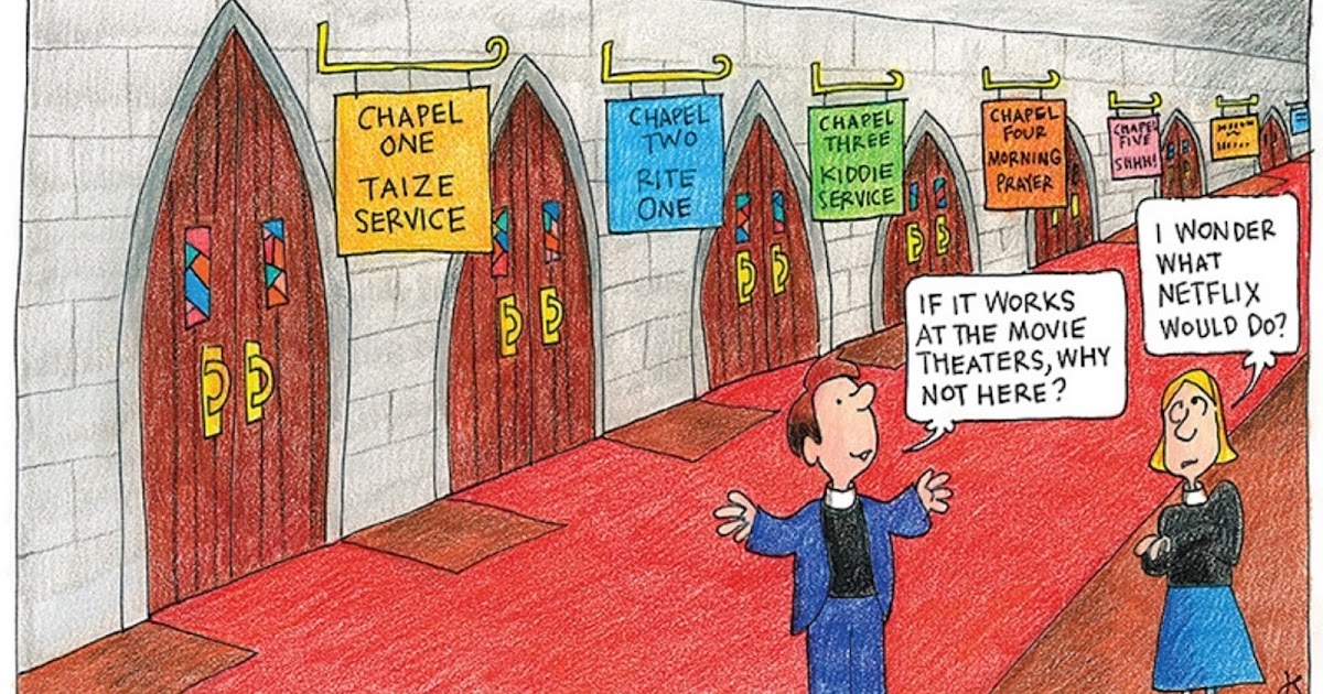 Episcopal Church Memes "Many "Doors" (Cartoon by the Rev. Jay Sidebotham)