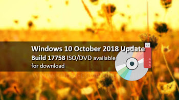 Windows 10 build 17758 ISO/DVD images are now available for download