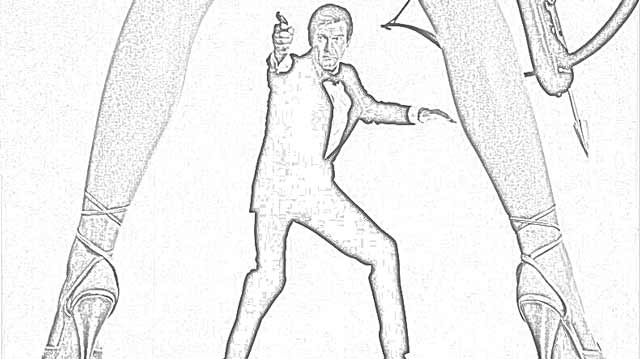 James Bond Film Review James Bond Coloring Pages Actors