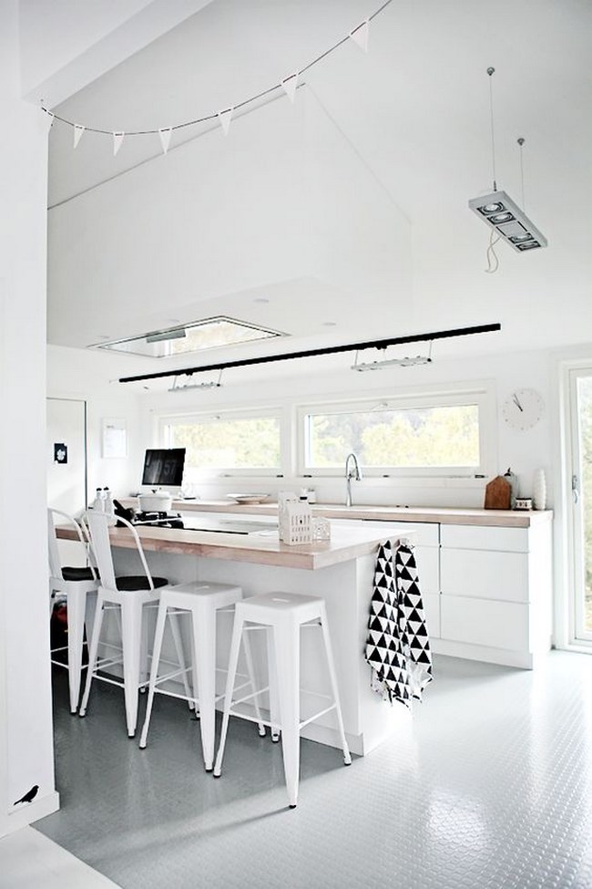 11 fotos de decoración de cocinas blancas Cocinas blancas modernas