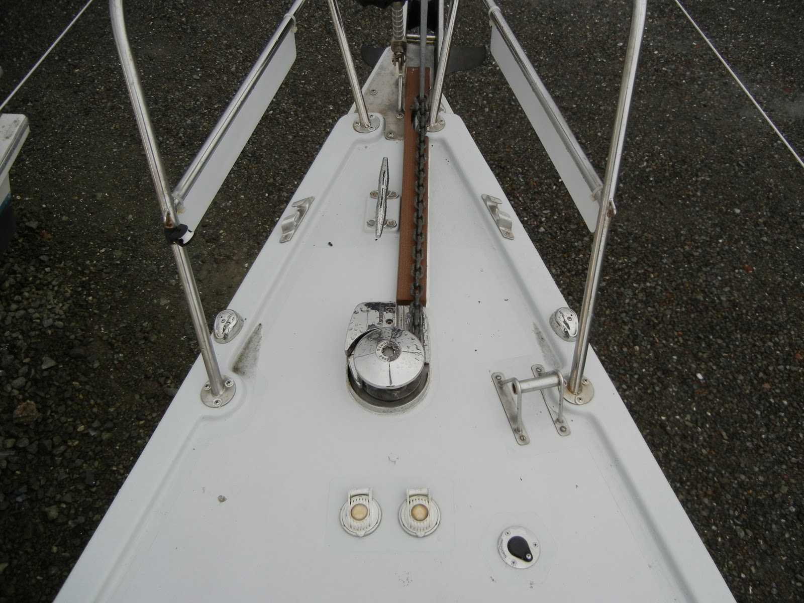 The Restoration & Upgrade of a Choate 40 The Anchor Windlass