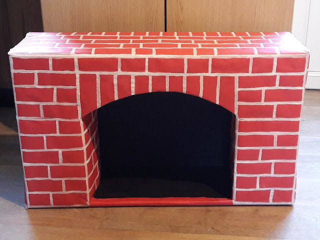 Bricolage Noël Une cheminée pour le PèreNoël La