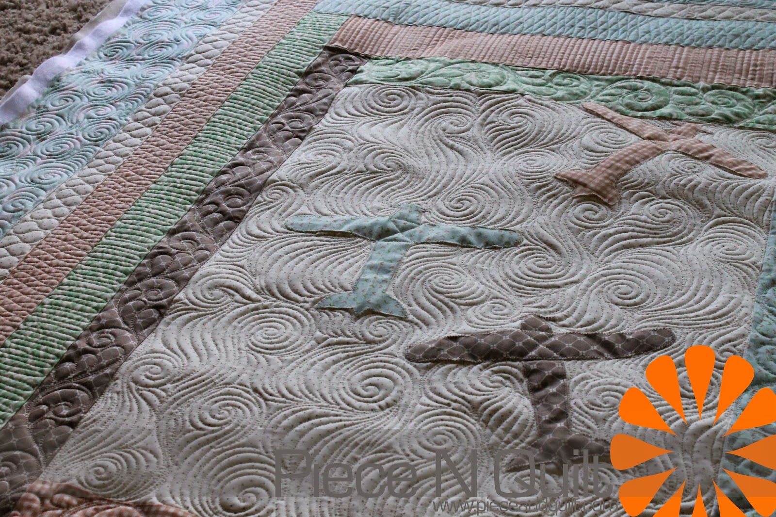 Piece N Quilt Airplane Quilt