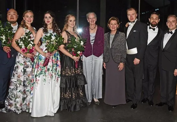 Queen Sonja and Queen Margrethe attend the Opera Gala of The Queen Sonja International Music Competition