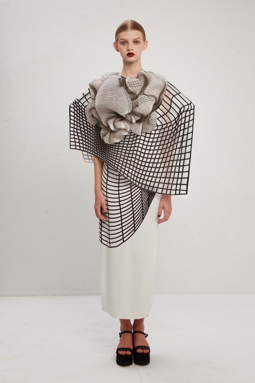 Noa Ravi design-dautore: NOA RAVİV COMBİNES GRİD PATTERNS AND 3D PRİNTİNG FOR ...