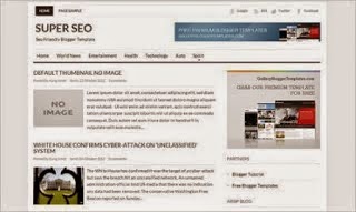 Template blog Super SEO friendly