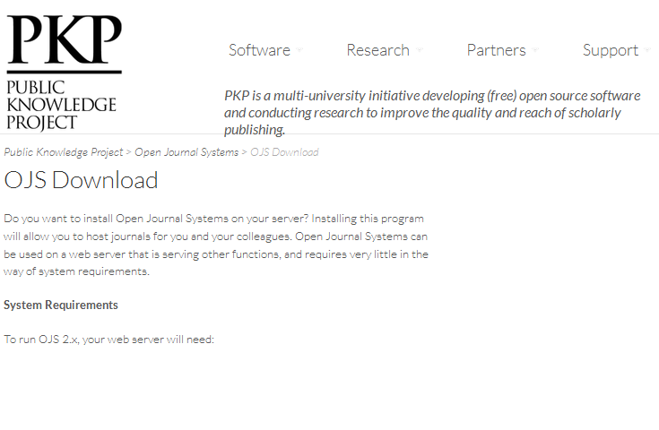 Know Open Journal Systems