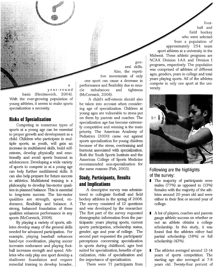 Baseball Dads Specialization Does it Ensure a College Athletic Career?