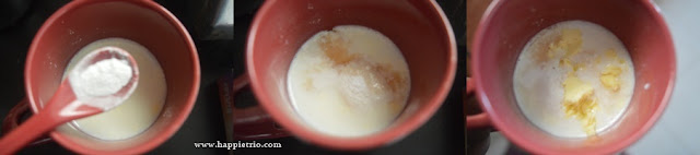 Step 2 - Vanilla Mug Cake Recipe| Eggless Microwave Vanilla Cake