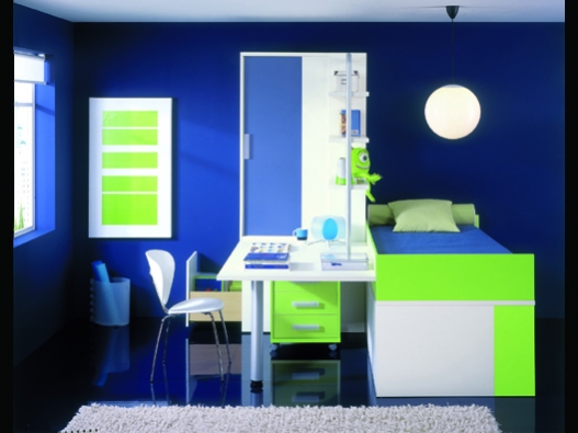 Paredes azul marino para tu dormitorio ~ Cocinas modernas