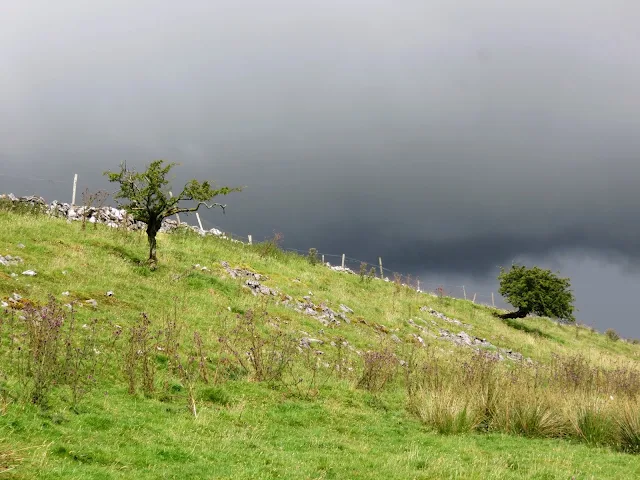 Storm brewing over Knocknashee in Sligo, Ireland