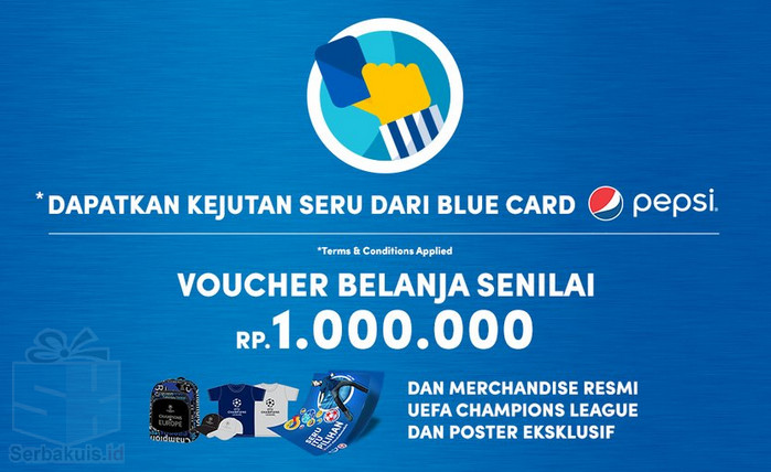 Dapatkan Kejutan Seru Dari Blue Card Pepsi Dapatkan Kejutan Seru Dari Blue Card Pepsi