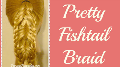 Braided edge reverse banded fishtail braid video tutorial