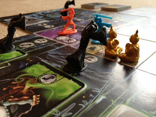 Ghosts moving in Ghost Stories board game