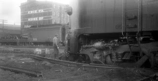 Trains Collide in Erie in 1950