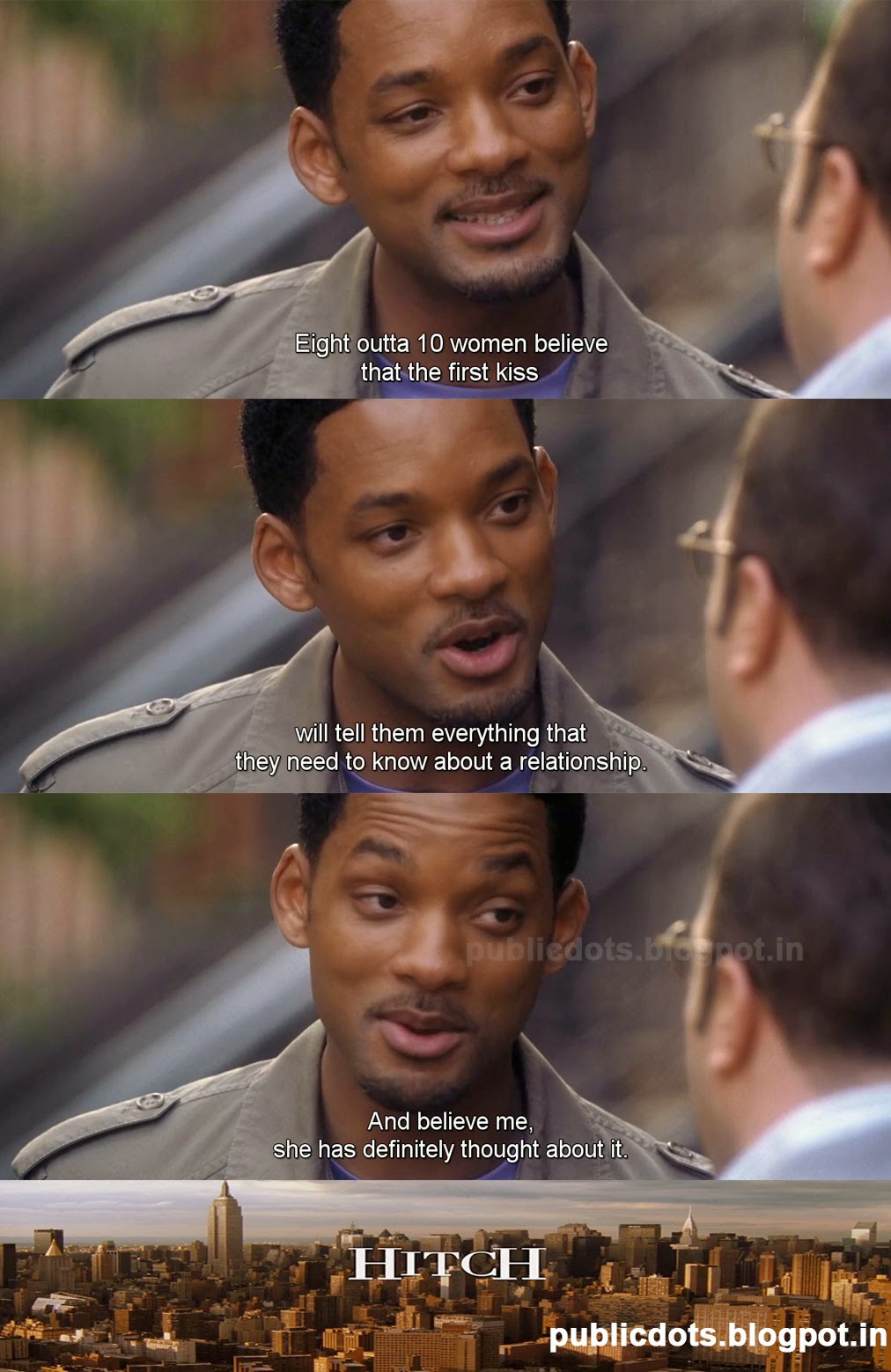 Public Dots Hitch What women thinks about first kiss