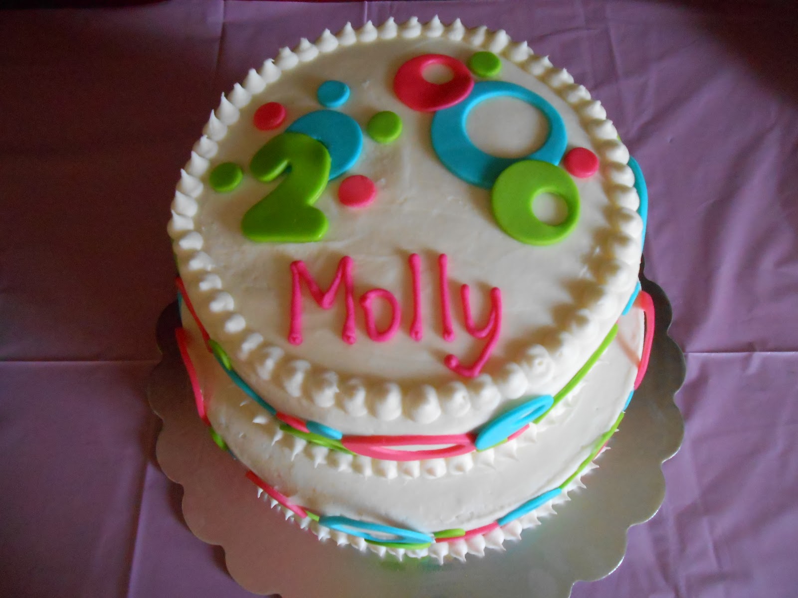 pattycakes "Pop" Bubble Birthday Party Cake