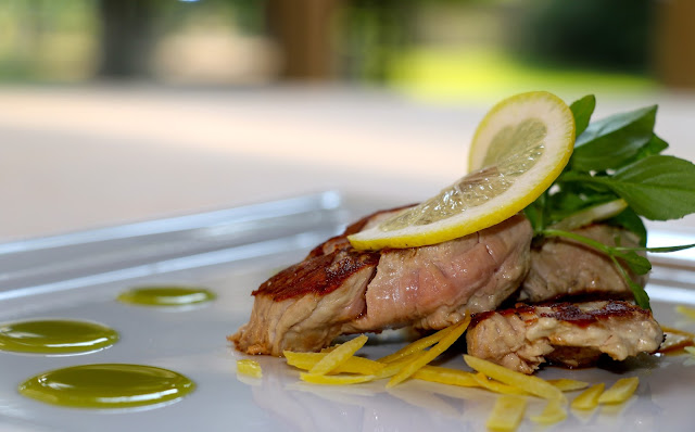 Filetto di maiale nostrano al the verde - Castello dei Solaro