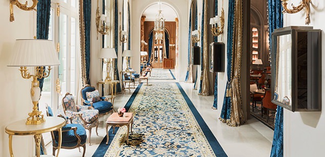 Breathtaking light-filled gallery in luxury interior renovated Ritz Paris