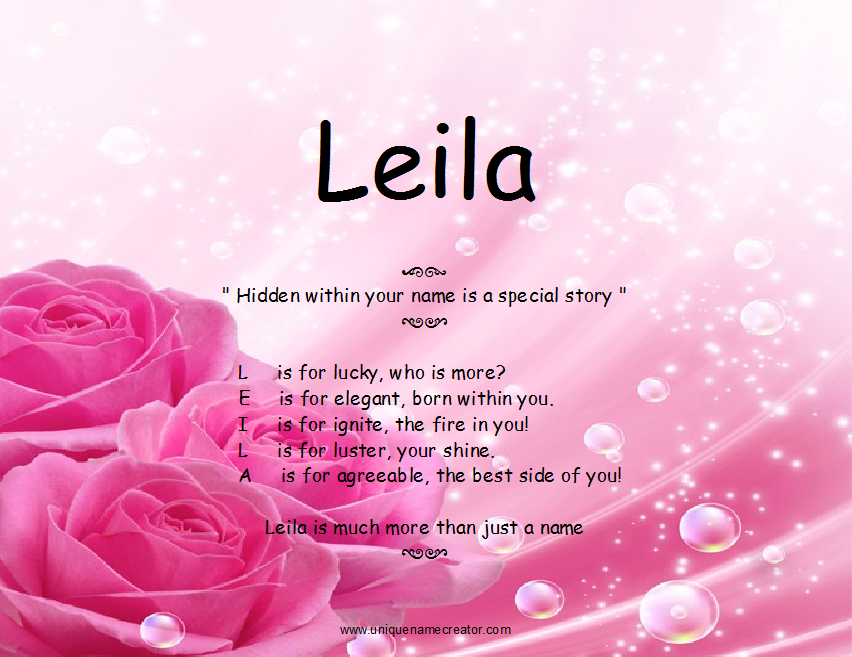 Leila Unique Name Creator