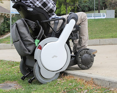 photo of a person in WHILL wheelchair