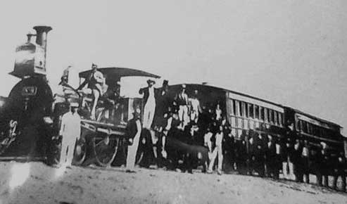 Año 1863 - Locomotora Nº 9 "INDEPENDENCIA"