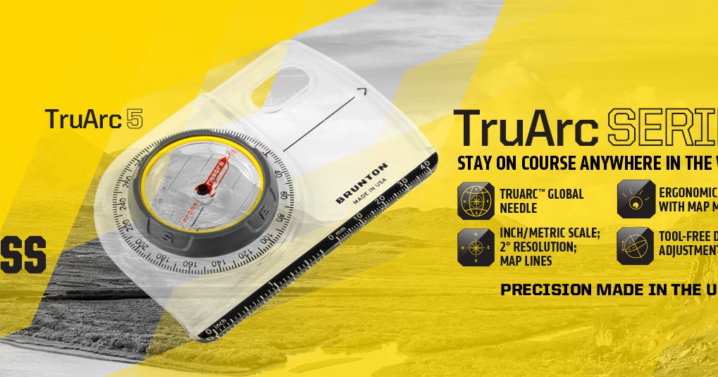 Brunton Pusula Brunton Truarc 15 Pusula ile kusursuz yön tayini