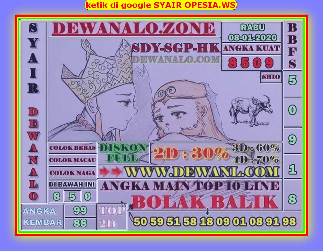 Syair singapore 8 Januari 2020 KODE SYAIR SGP SYAIR HK Syair singapore 8 Januari 2020 KODE SYAIR SGP SYAIR HK
