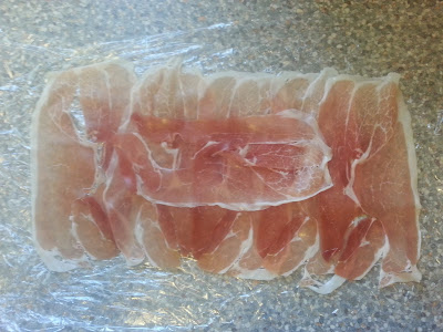 Prosciutto Ham in Plastic Wrap