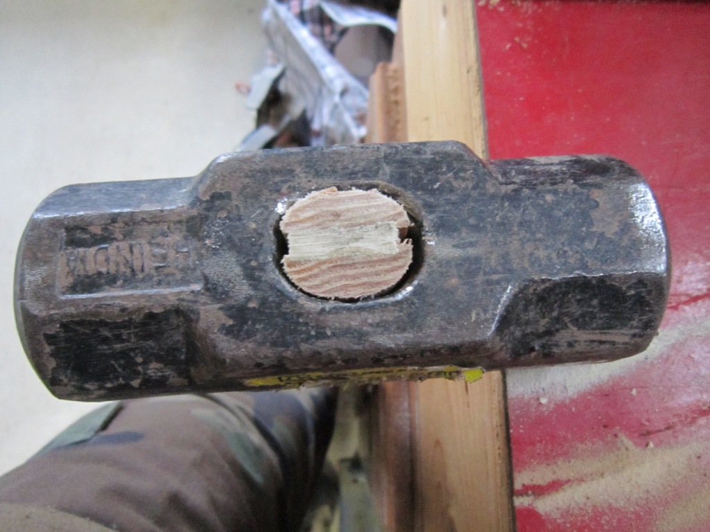 Feed Yourself During Hard Times Replacing a Broken Sledgehammer Handle