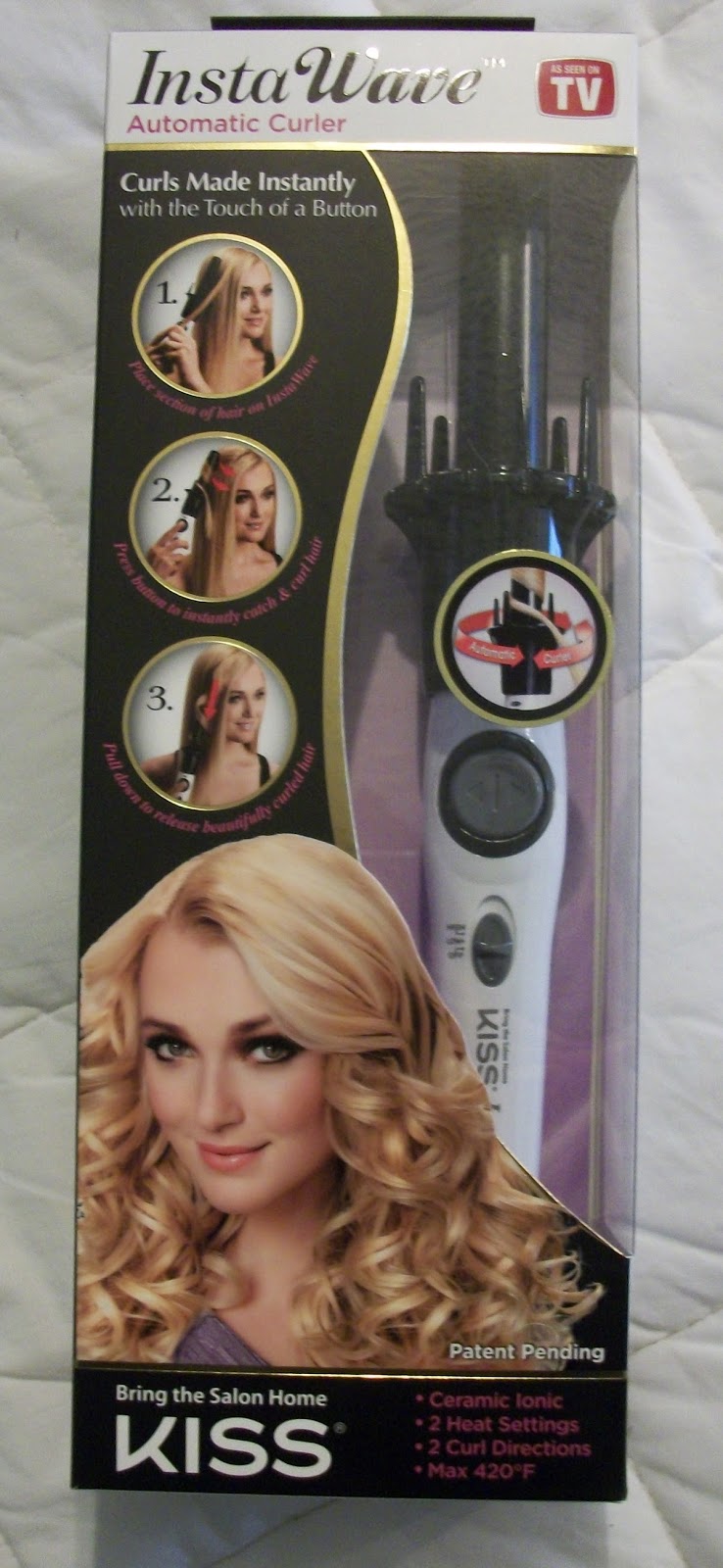 The Real Mom Review Kiss Instawave Automatic Curler Review Can My