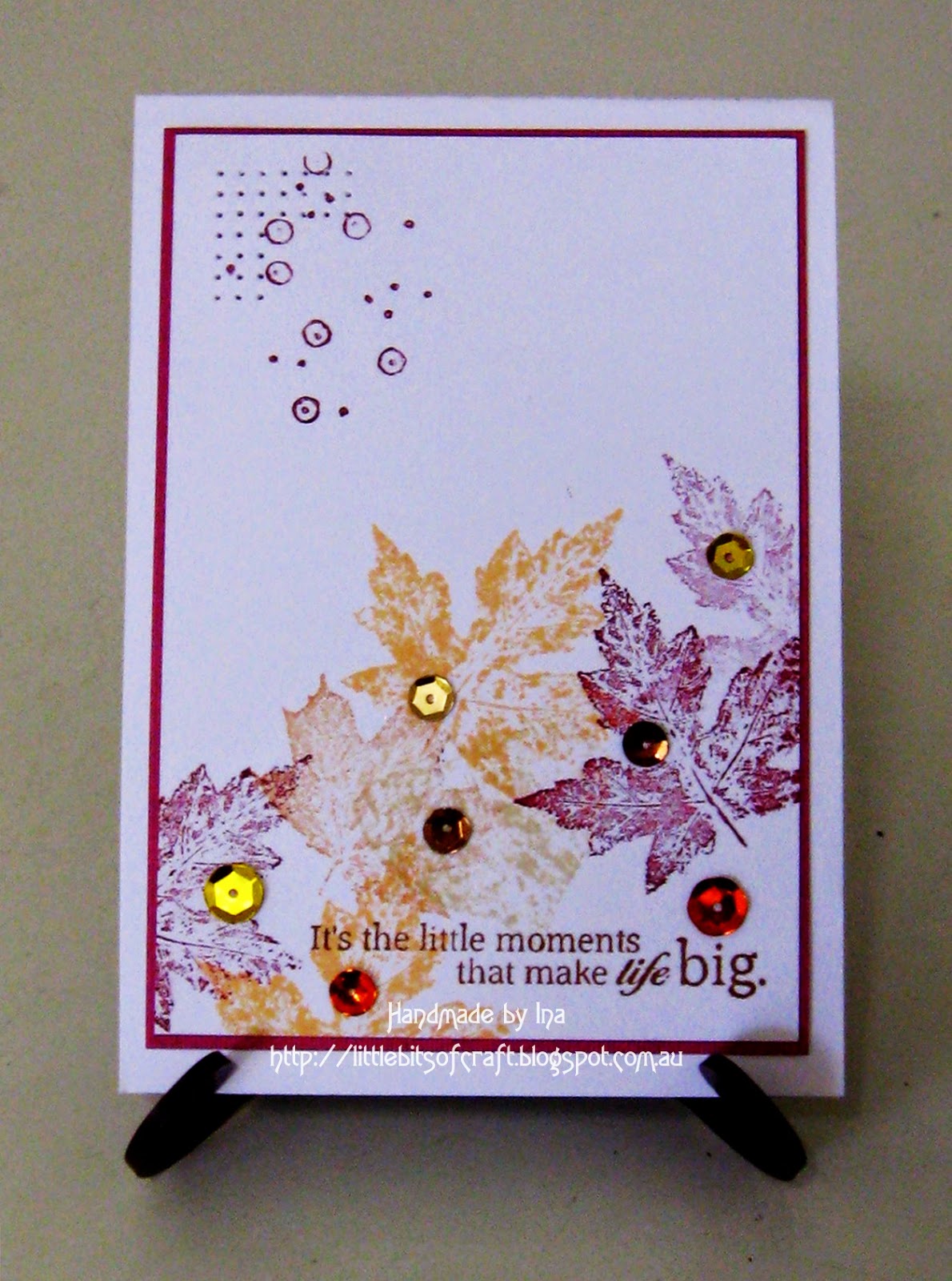 Little Bits of Craft Another Word Week Challenge Card at JUGS